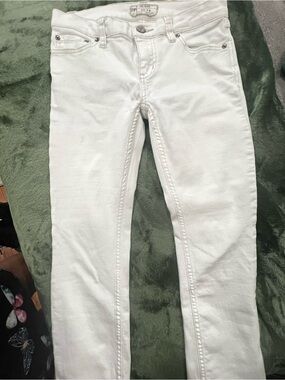 Free People White Skinny Jeans